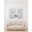 Elegáns fehér voile függöny – 400×180 cm