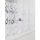 Elegáns fehér voile függöny – 400×180 cm
