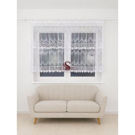 Prémium csipkefüggöny 300×130 cm – elegancia konyhába és nappaliba